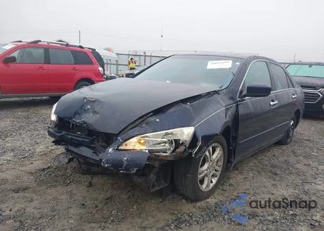 2007 Honda Accord 2.4 Ex из США, поврежденный, VIN 1HGCM56717A209028
